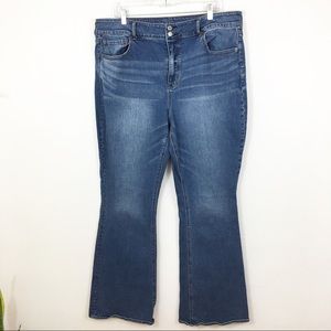 American Eagle High Rise Artist Flare Jeans 20 L